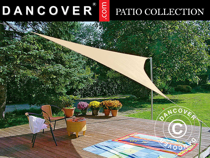 Dancover Sun Sail Triangle 3.6x3.6m in Sand  Order now